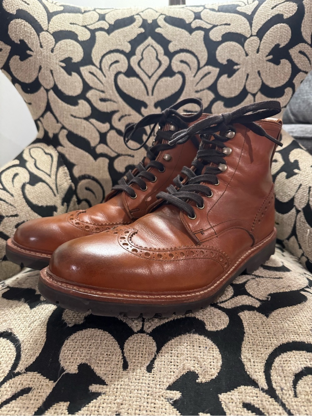 Men's Allen Edmonds Wingtip Boots